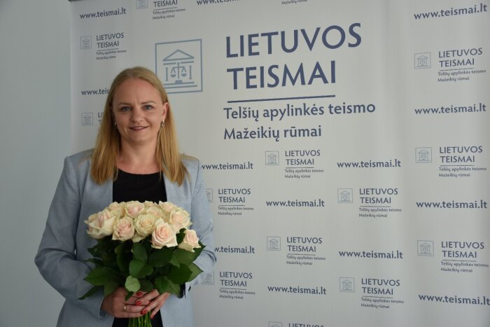 Mažeikių rūmuose darbą pradėjo nauja teisėja