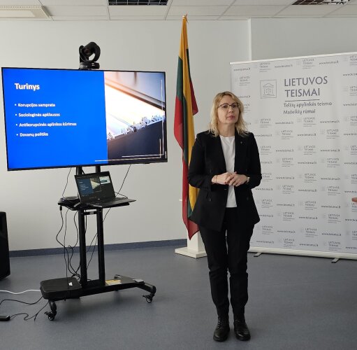 Telšių apylinkės teisme vyko korupcijos prevencijos mokymai darbuotojams