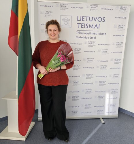 Mažeikių rūmuose darbą pradeda teisėja Donata Šimkutė