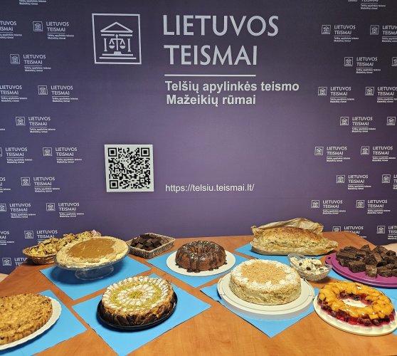 Pyragų diena teisme – tradicija, burianti bendruomenę ir pildanti vaikų svajones