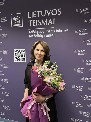 Mažeikių rūmų teisėja Lina Klimaitė perkelta į Raseinių rūmus